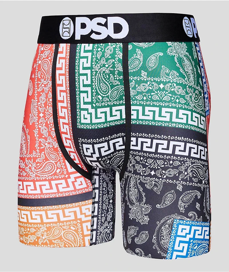 PSD Rich Meander Lux Black Boxer Briefs