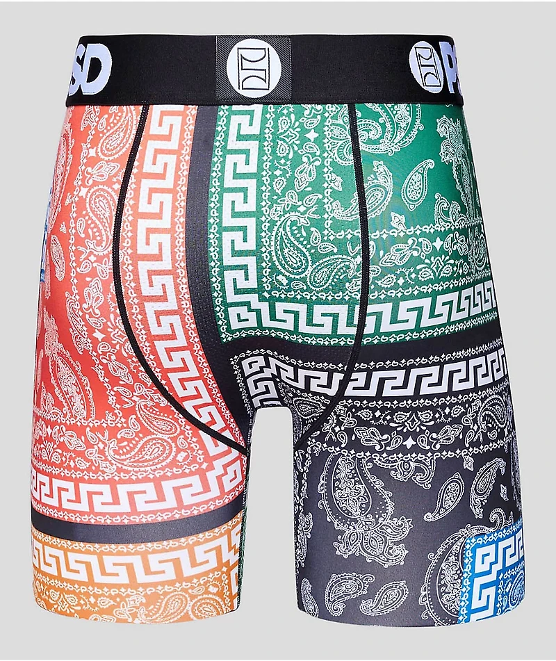 PSD Rich Meander Lux Black Boxer Briefs