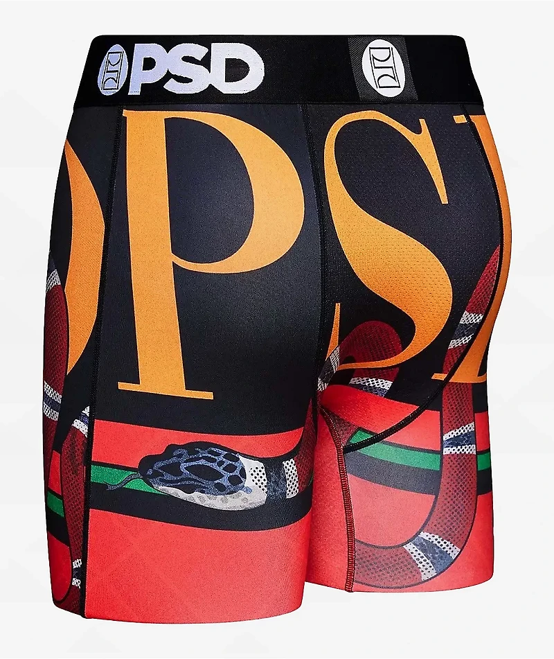 PSD Serpent Black Boxer Briefs