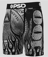 PSD Silver Band Black Boxer Briefs