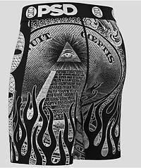 PSD Silver Band Black Boxer Briefs