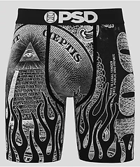 PSD Silver Band Black Boxer Briefs