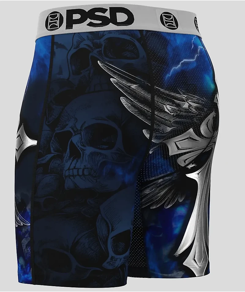 PSD Silver Wing Blue Boxer Briefs