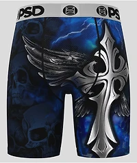 PSD Silver Wing Blue Boxer Briefs