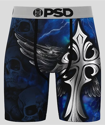 PSD Silver Wing Blue Boxer Briefs