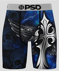 PSD Silver Wing Blue Boxer Briefs