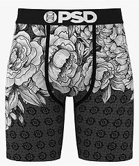 PSD Starfloral Black Boxer Briefs