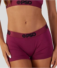 PSD Tones 3 Pack Black, Red and Blue Boyshort Underwear