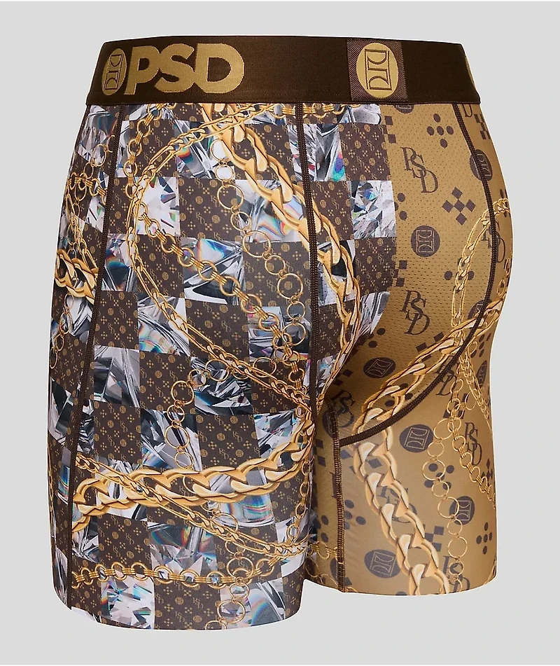 PSD Warface Deluxe Brown Boxer Briefs