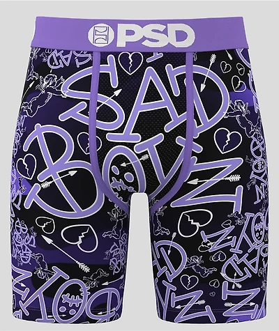 PSD x $AD BOYZ by Junior H Purple Heart Boxer Briefs