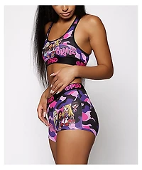 PSD x Bratz Purple Camo Sports Bra