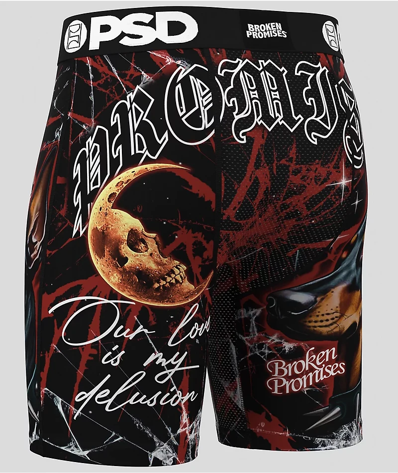 PSD x Broken Promises Delusion Black Boxer Briefs