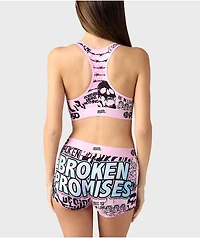 PSD x Broken Promises Holo Promises Pink Boyshort Underwear