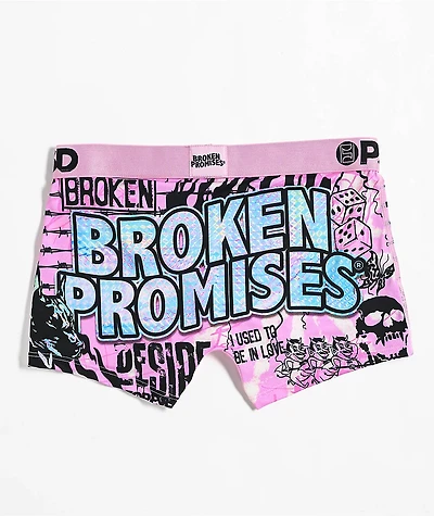 PSD x Broken Promises Holo Promises Pink Boyshort Underwear