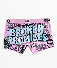PSD x Broken Promises Holo Promises Pink Boyshort Underwear