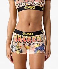 PSD x Broken Promises Lust Scorpion Beige Boyshort Underwear