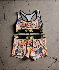 PSD x Broken Promises Lust Scorpion Beige Boyshort Underwear
