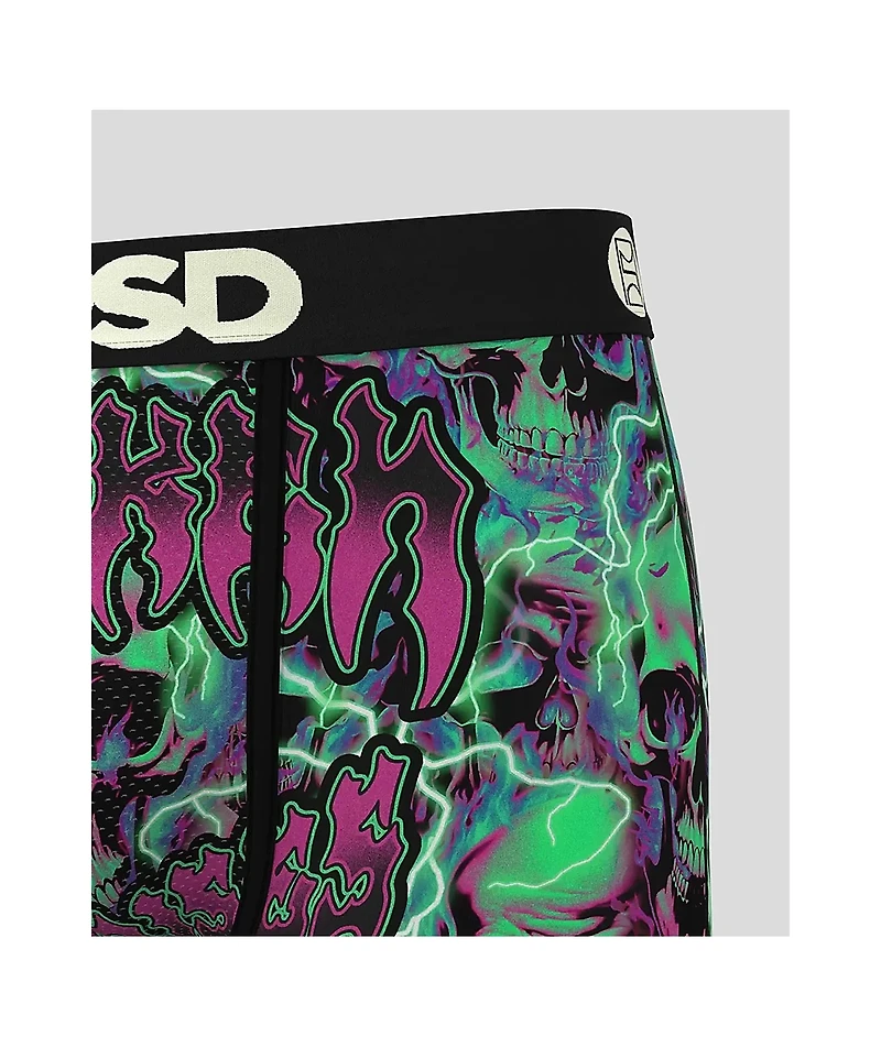 PSD x Broken Promises Skulls Glow Boxer Briefs