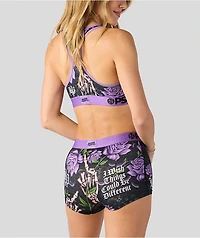PSD x Broken Promises Wish Purple Sports Bra