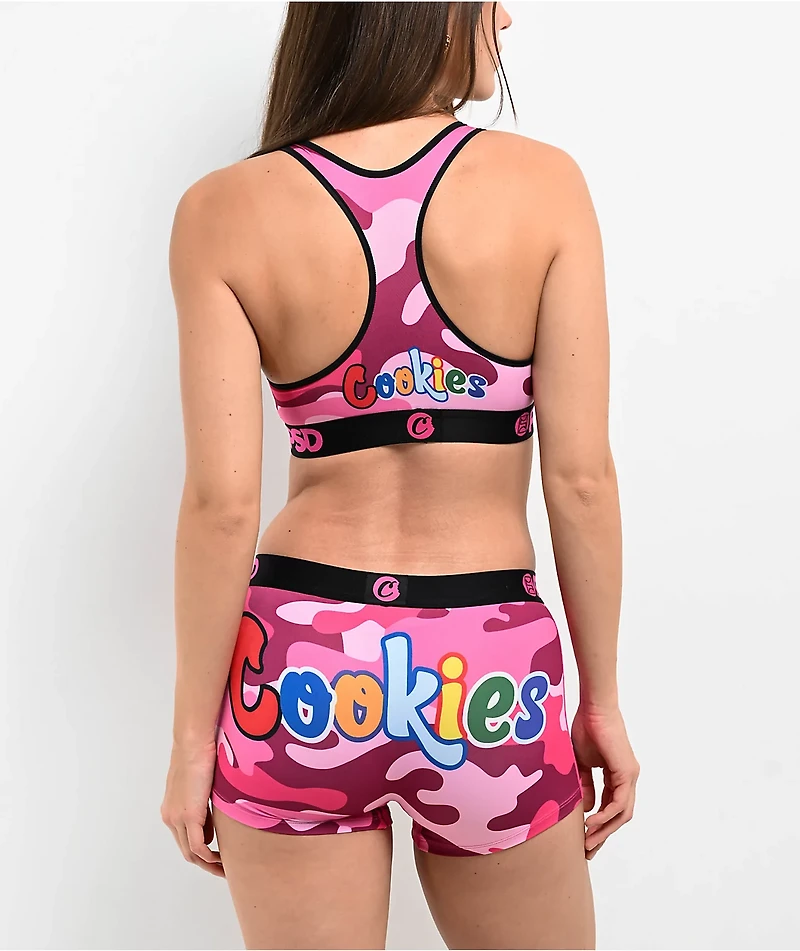 PSD x Cookies Pink Camo Boyshort Underwear