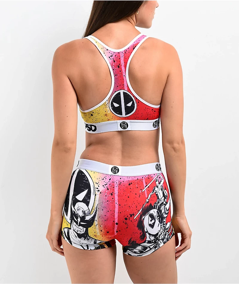 PSD x Deadpool Wolverine And Holy Snikt! Sports Bra