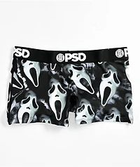 PSD x Ghost Face Dark Black & White Boyshort Underwear