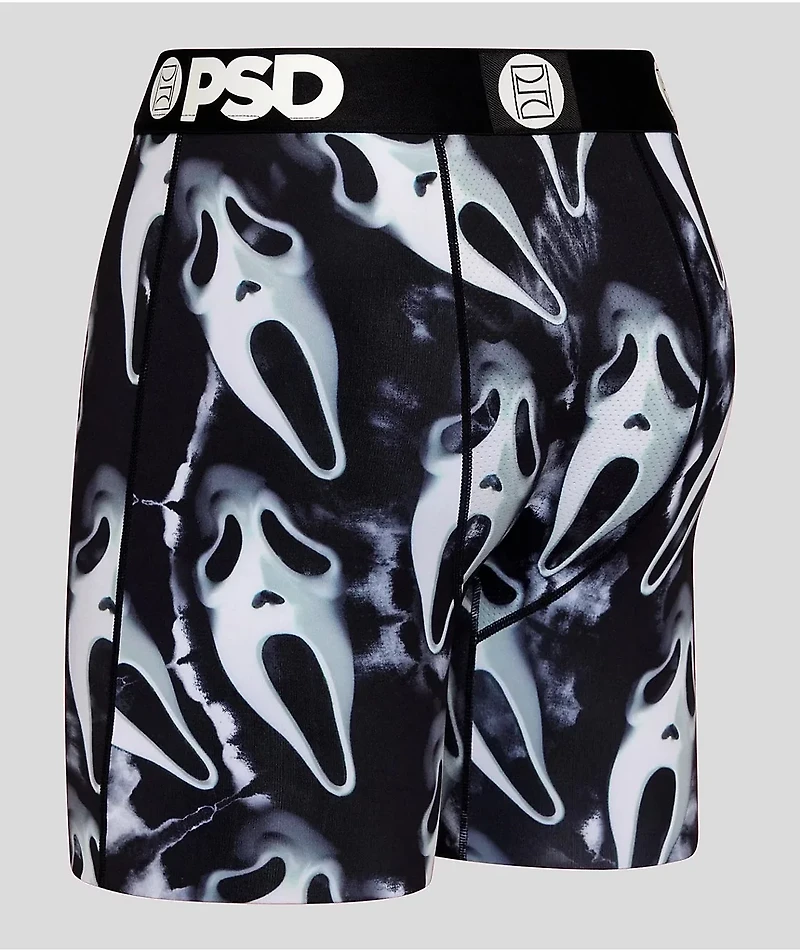 PSD x Ghost Face Dark Black Boxer Briefs
