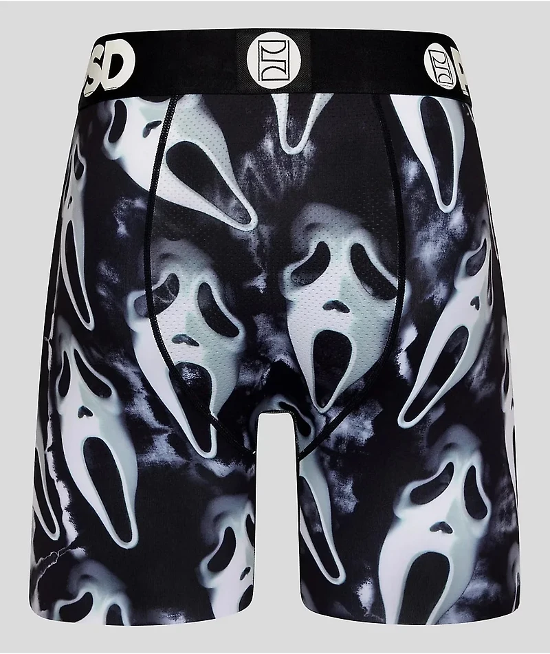 PSD x Ghost Face Dark Black Boxer Briefs