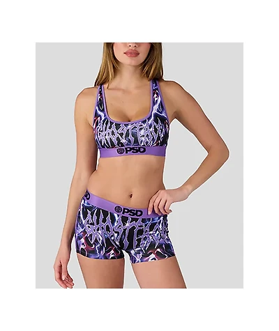 PSD x Ghostface Purple Sports Bra