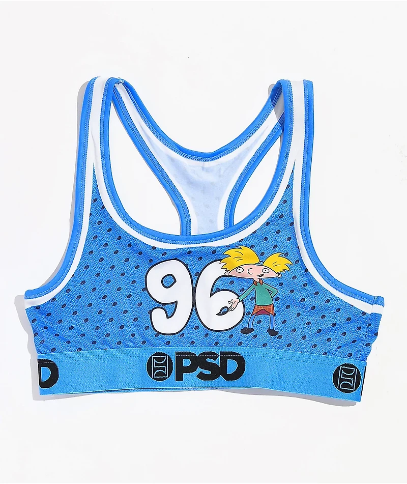 PSD x Hey Arnold 96 Blue Sports Bra