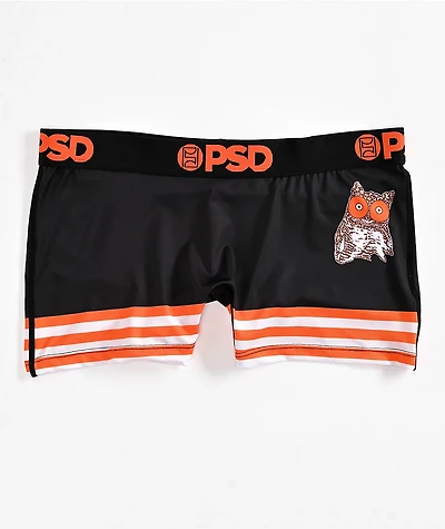 PSD x Hooters Racing Black Boyshort Underwear