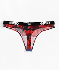 PSD x Izabela Guedes Poppy High Mesh Thong Underwear