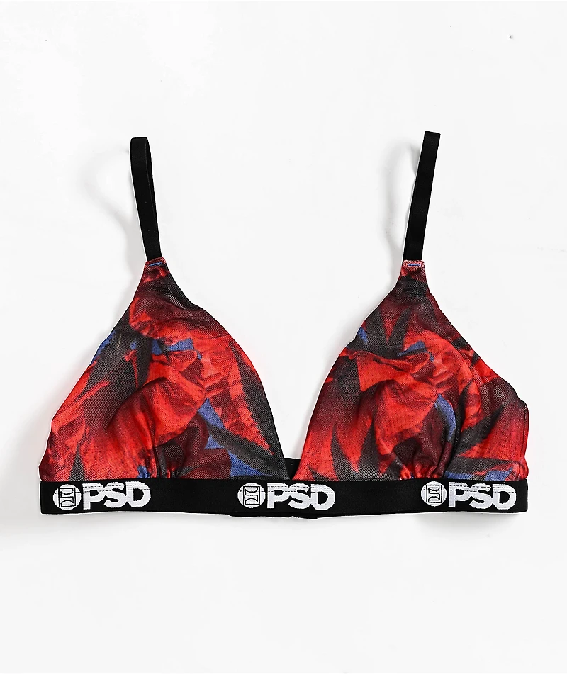 PSD x Izabela Guedes Poppy High Mesh Triangle Bralette
