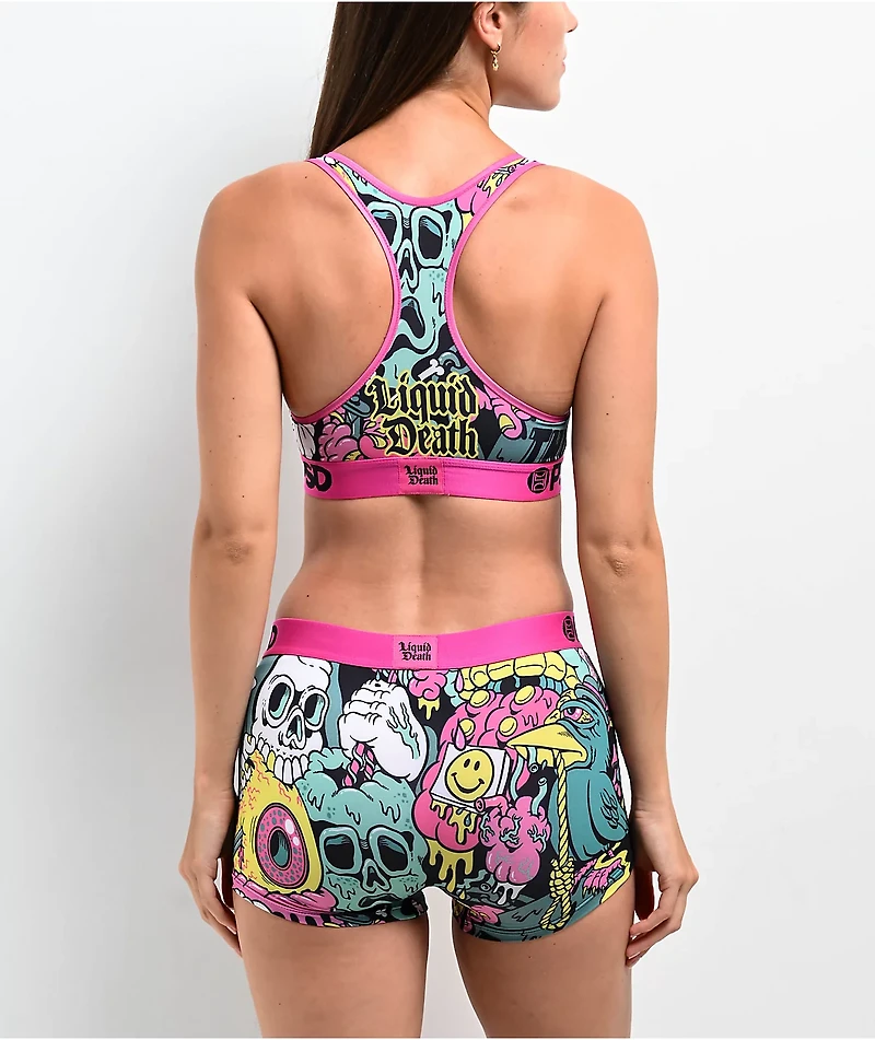 PSD x Liquid Death Drip Sports Bra