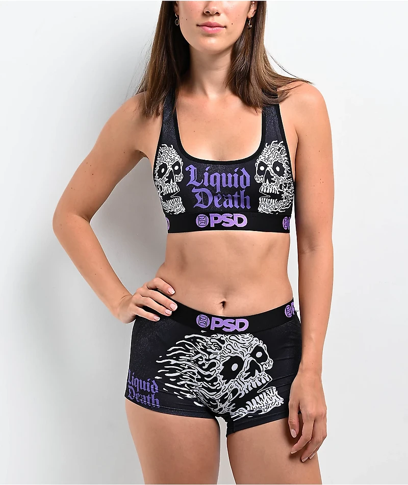 PSD x Liquid Death Skull Boyshort Underwear