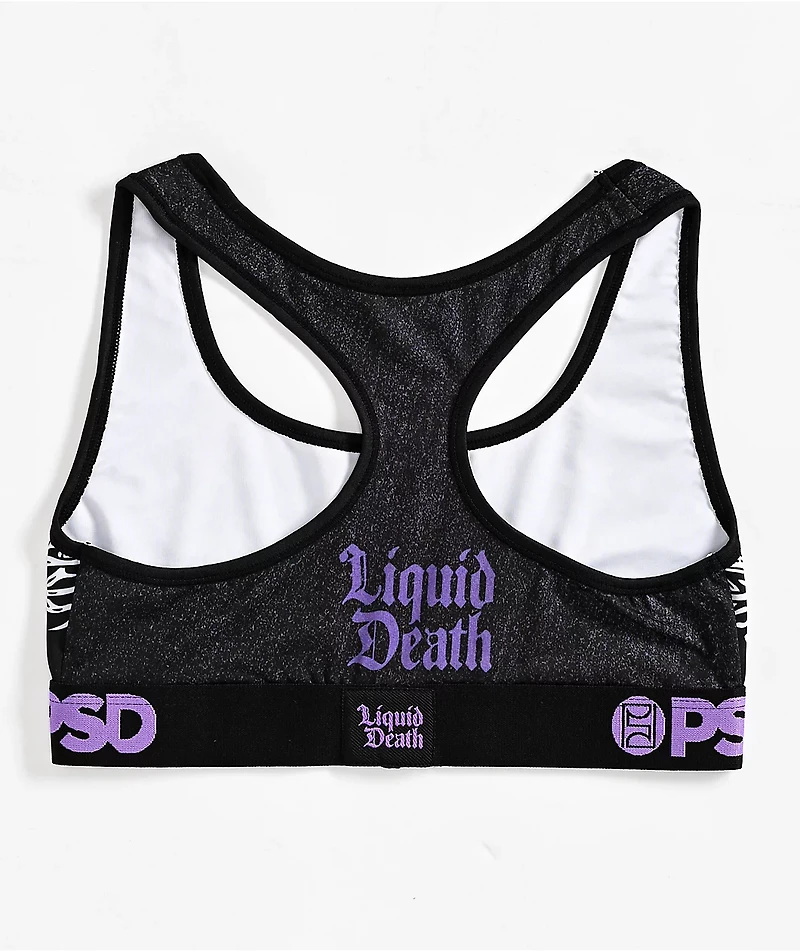 PSD x Liquid Death Skull Sports Bra