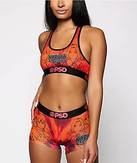 PSD x Naruto Dark Tie Dye Linework Boyshort Underwear