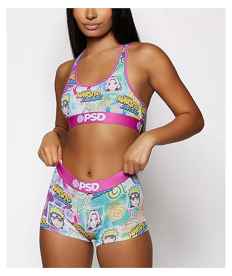 PSD x Naruto Shippuden Icon Tie Dye Boyshort Underwear
