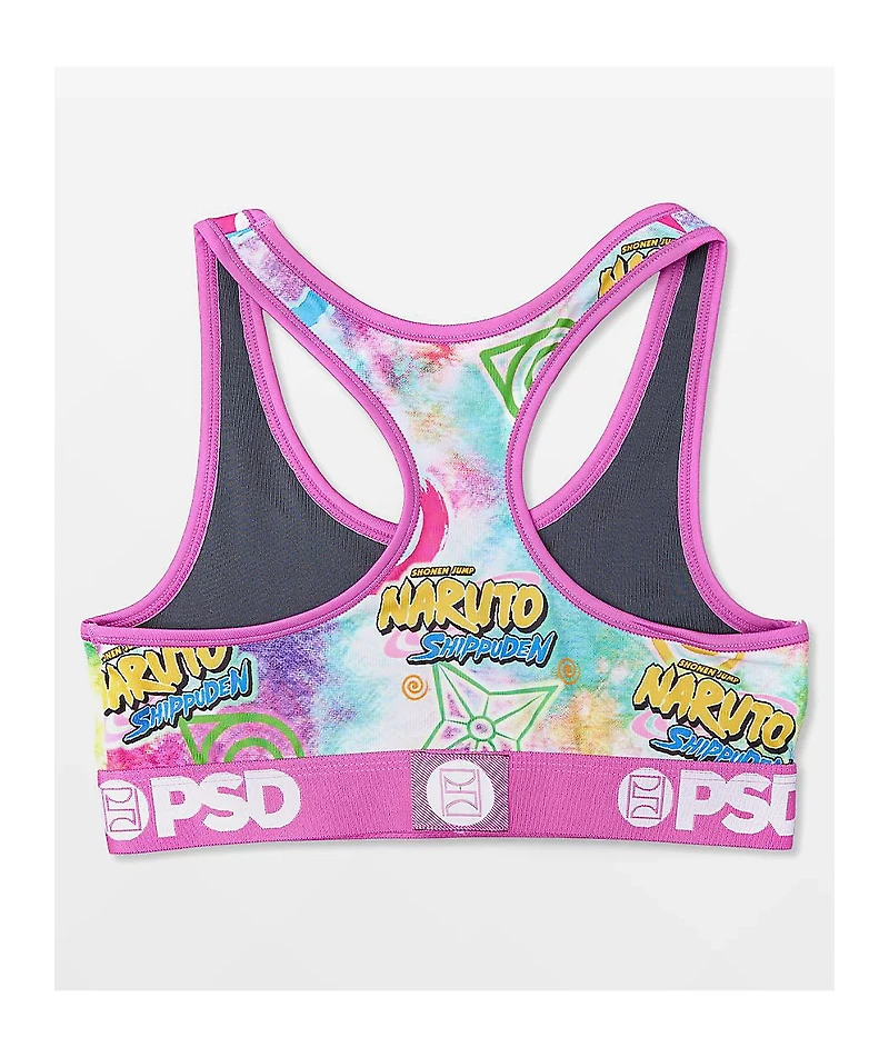PSD x Naruto Shippuden Icon Tie Dye Sports Bra