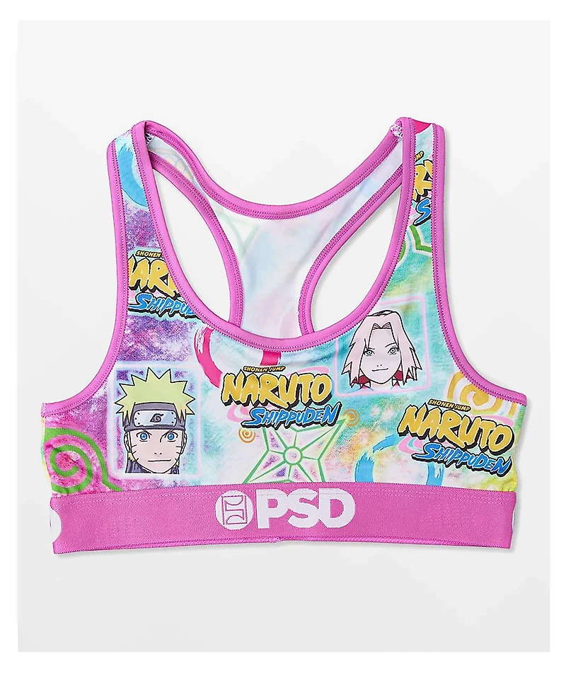 PSD x Naruto Shippuden Icon Tie Dye Sports Bra