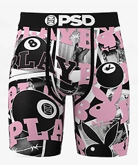 PSD x Playboy 8 Ball Black & Pink Boxer Briefs
