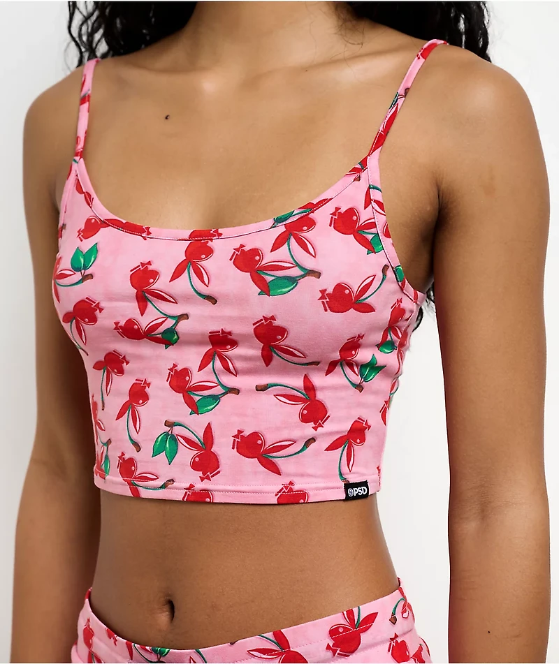 PSD x Playboy Cherry Love Pink Lounge Set