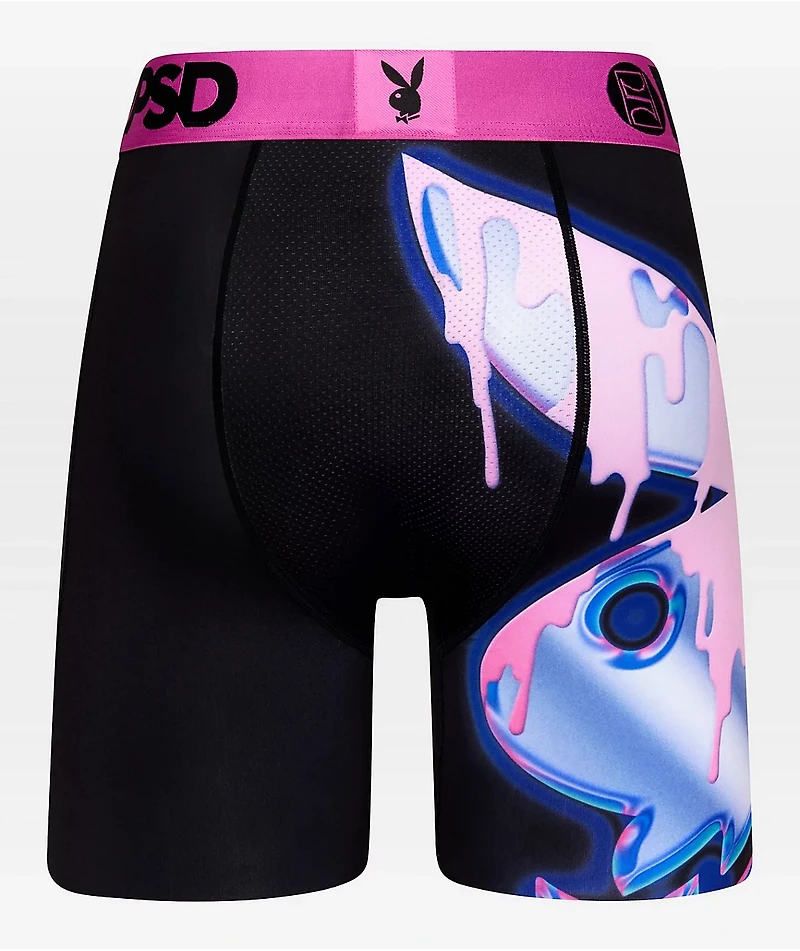 PSD x Playboy Chrome Drip Black Boxer Briefs