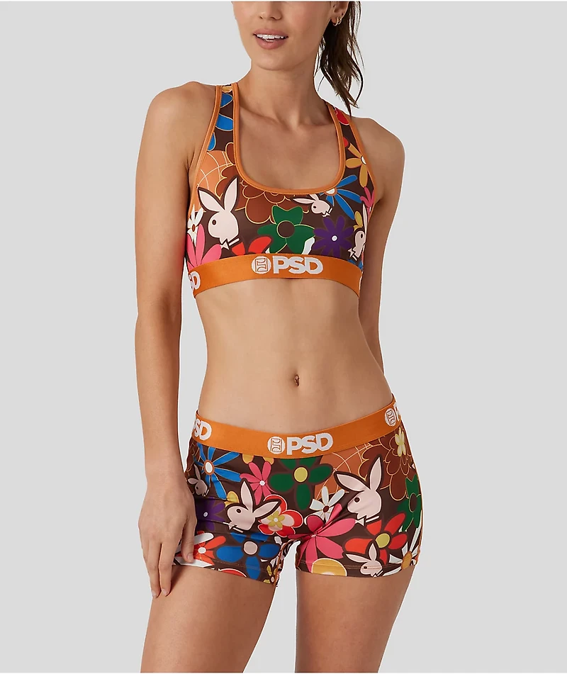 PSD x Playboy Funk Floral Sports Bra