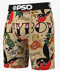 PSD x Playboy Inked Brown Boxer Briefs