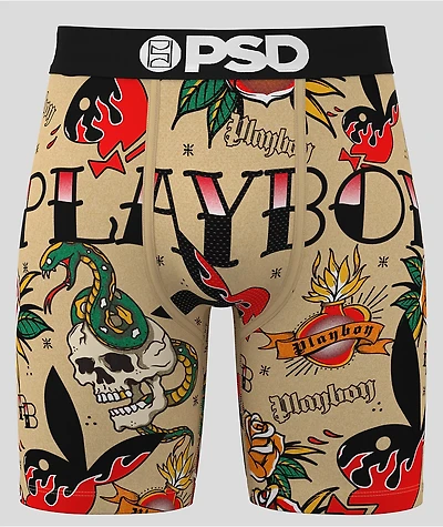 PSD x Playboy Inked Brown Boxer Briefs