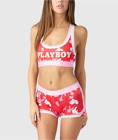 PSD x Playboy Love Camo Pink Boyshort Underwear