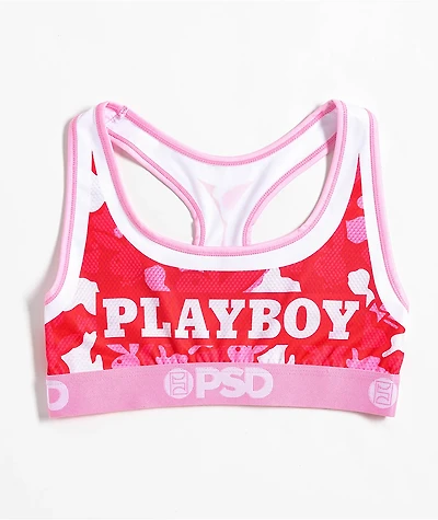 PSD x Playboy Love Camo Pink Sports Bra