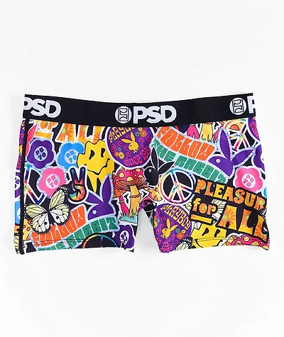PSD x Playboy Peace Love Boyshort Underwear