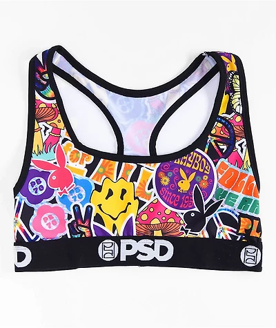 PSD x Playboy Peace Love Sports Bra